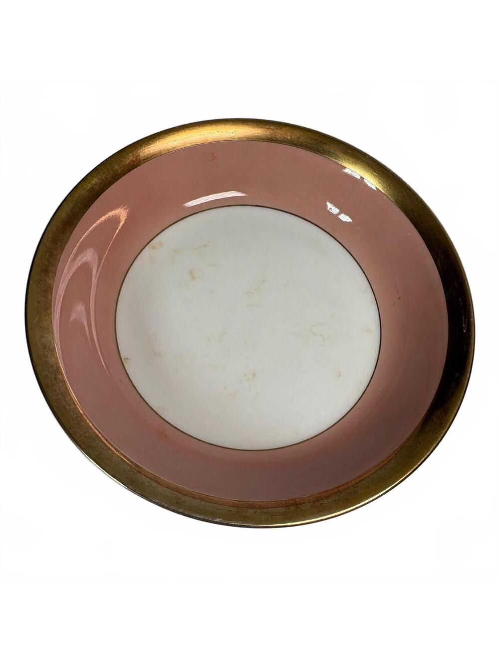 Fitz and Floyd Dessert Bowl Trinket Dish Versailles Dusty Rose Vintage